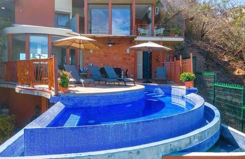 Sayulita Villa | Spectacular views in gated, north side property. Easy access to town.
