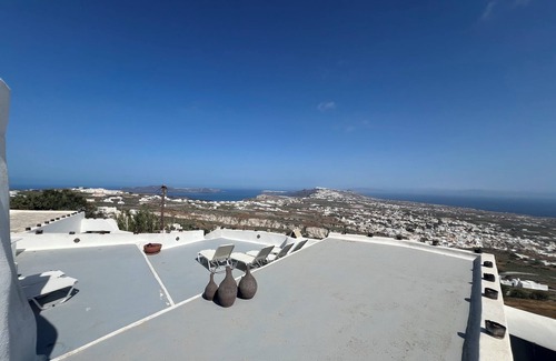 Pyrgos Casa | Casa tradicional restaurada de Spiti Stelios con vistas impresionantes
