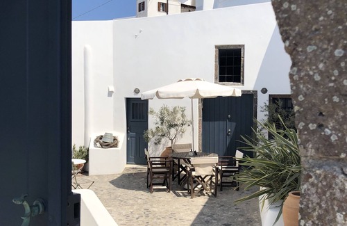 Pyrgos Casa | Casa tradicional restaurada de Spiti Stelios con vistas impresionantes