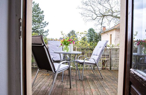 Radebeul Casa | "Spitzhausblick" in het Huis Felix