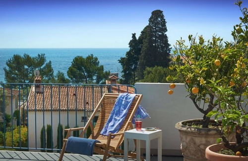 Cap-Ferrat Apartamento | Espléndido triplex de 3 dormitorios con hermosa terraza con vistas al mar, centro del pueblo