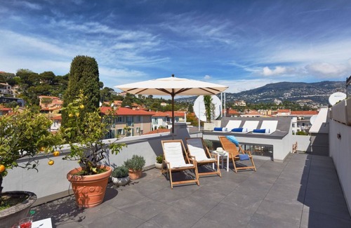 Cap-Ferrat Apartamento | Espléndido triplex de 3 dormitorios con hermosa terraza con vistas al mar, centro del pueblo