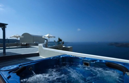 Santorini Villa | Splendid Santorini Villa | Villa Solara | 2 Bedrooms | Private Pool | Breathtaking Sea Views | Furnished Terrace | Fira