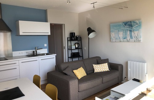 Benodet Apartamento | Espléndida vista al mar apartamento de 30 metros de la playa bénodet