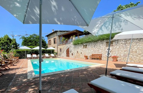 Spoleto Villa | Spoleto Splash - Piscina privada y terrenos enormes