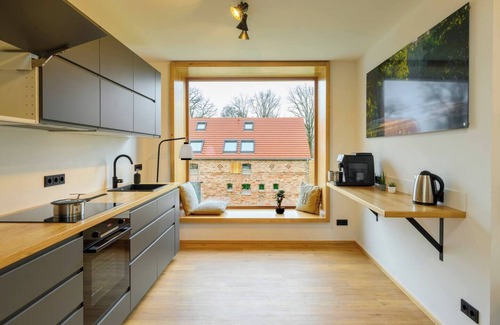 Neu Lubbenau Apartamento | Spreewald courtyard - Spree view with roof terrace