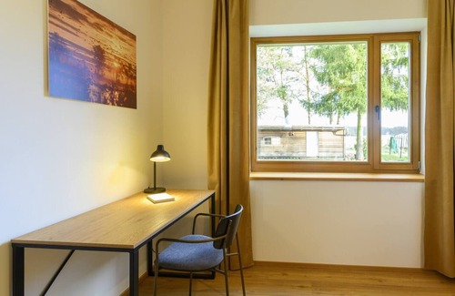 Neu Lubbenau Apartamento | Spreewald courtyard - south side with terrace