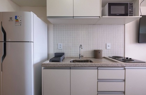 Boca do Rio Apartamento | Stúdio com Wi-Fi próximo do mar com vista incrível