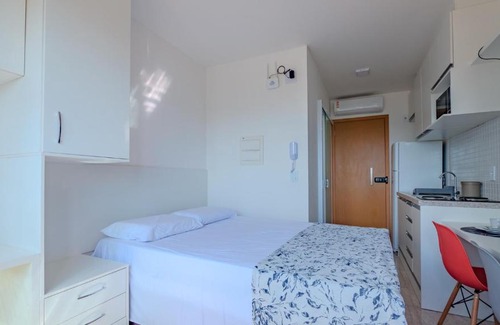 Boca do Rio Apartamento | Stúdio com Wi-Fi próximo do mar com vista incrível