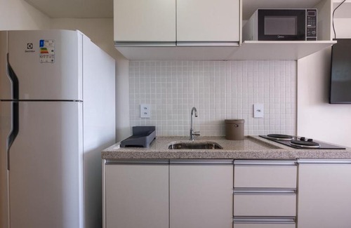 Boca do Rio Apartamento | Stúdio com Wi-Fi próximo do mar com vista incrível