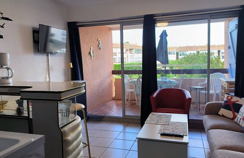 Saint-Cyprien Plage Apartamento | St Cyprien la marina T2 con aire acondicionado