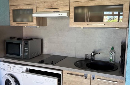 Saint-Cyprien Plage Apartamento | Casa climatizada cerca de la playa con piscina.