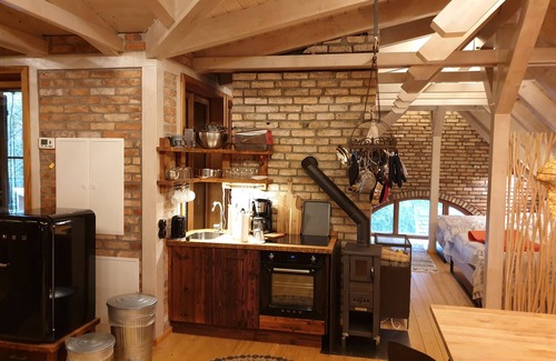 Graal Mueritz Casa | Stable building at the water tower with 2 vacation apartments without room walls on 2 floors