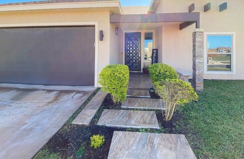 Brownsville Casa | Stately Retreat | Modern Kitchen & Fenced Backyard Oasis | Patio, Pool, Grill