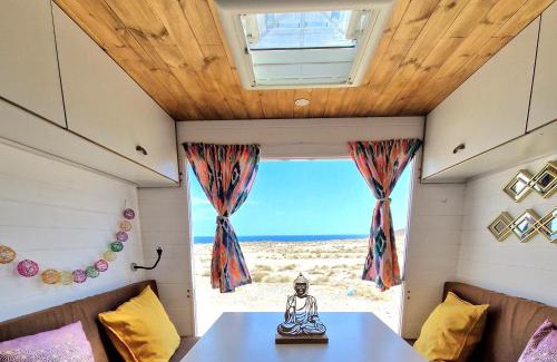 El Medano Otro | Static Camper in front of the Sea