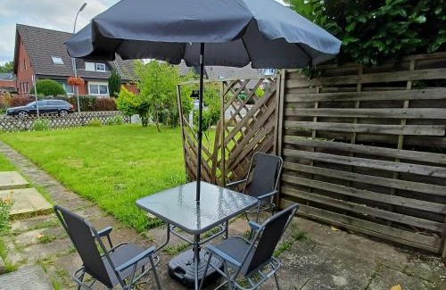 Liesborn Apartamento | Stay Nest Komfort Ferien- und Monteurwohnungen Küche-Garten