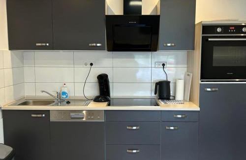 Liesborn Apartamento | Stay Nest Komfort Ferien- und Monteurwohnungen Küche-Garten