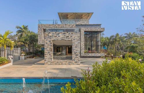 Kune Village Villa | StayVista's Greystone Estate with Pool, Terrace, and Snooker Table