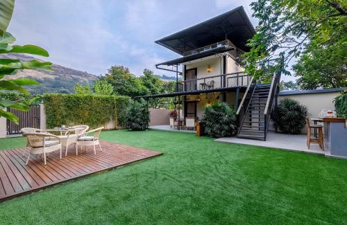 Kune Village Villa | StayVista's Le Sutra Great Escapes - 5BR - Geometrica - Artistic Rooms, Mountain View, Pool, and Gazebo Retreat