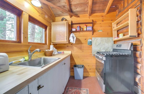 Levering Cabaña | Steps to Beach: Lake Cabin Retreat in Levering!