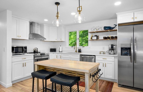 Mashpee Casa | Steps to John's Pond is this completely renovated home!