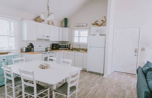 Kill Devil Hills Casa | Steps to the Beach! Renovated 2021! Hot Tub! Minutes to Grocery Stores & Dining!