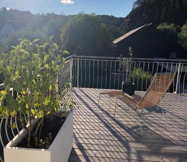 Haigerloch Apartamento | Stilvolle Wohnung für bis zu 5 Personen - mit riesiger Dachterrasse