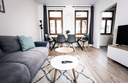 Mockern Apartamento | ⋙ Stilvolle Wohnung mit 2 Schlafzimmern & Balkon ⋘