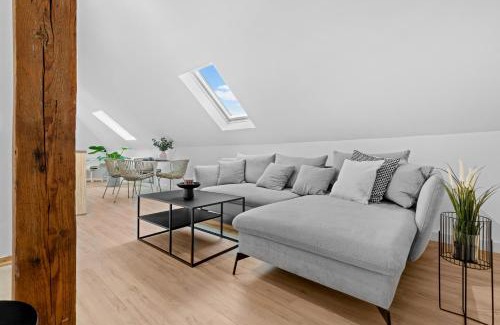 Links der Wertach-Sud Apartamento | Stilvolle Wohnung: Private Dachterrasse - zentral