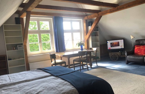 Rosendahl Apartamento | Stilvolles Apartment im Grünen Münsterland