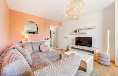 Hanau Apartamento | Stilvolles City-Apartment mit Balkon & Parkplatz, Nähe Frankfurt