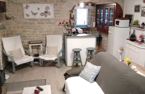 Villeneuve d'Aveyron Casa | CASA DE CAMPO DE PIEDRA "MAS DU ROUSSET"