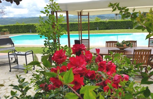 San Filippo Villa | Casa de piedra con piscina privada en Chianti