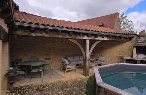 Meyrals Casa | Stone house, 3bed, 6pers, fenced garden and swimming pool in the heart of Périgord Noir