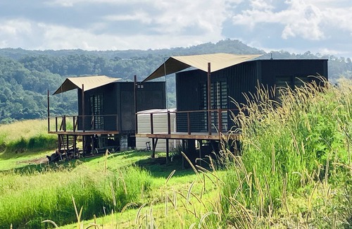 Nimbin Cabina | Stoney Chute Eco-Cabin 2: off-grid, cosy farm-stay retreat 5km from Nimbin.