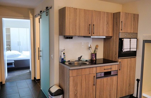 Wremen Apartamento | Strandnahe Ferienwohnung mit Sauna & Schönem, Überdachten Balkon mit Deichblick