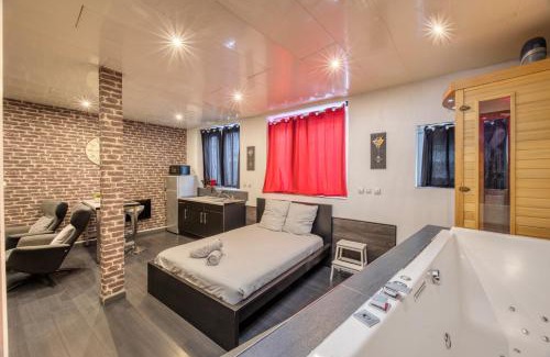 Centre Ville Apartamento | street Loft with sauna