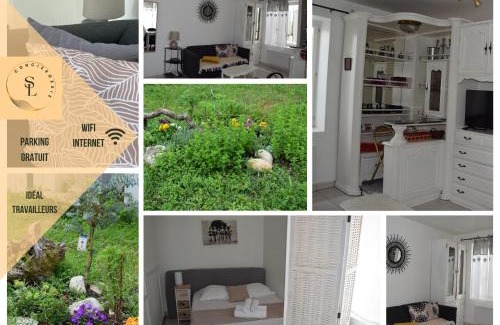 Saint-Priest Apartamento | Studio évasion campagnarde avec jardin et parking, proche de Eurexpo et GroupamaStadium