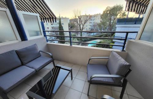 Petit Juas Apartamento | Studio 4P pool parking balcony terrace - IFSI