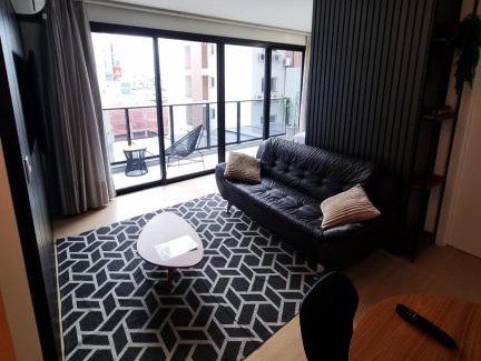 Centro Apartamento | Studio 705 Premium no Centro de Chapecó com Varanda Piscina Academia e Vaga Garagem AP Completo