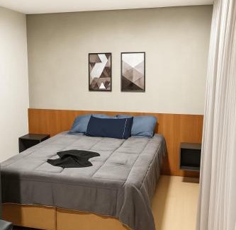 Centro Apartamento | Studio 706 Premium no Centro de Chapecó com Piscina Academia e Vaga Garagem AP Completo