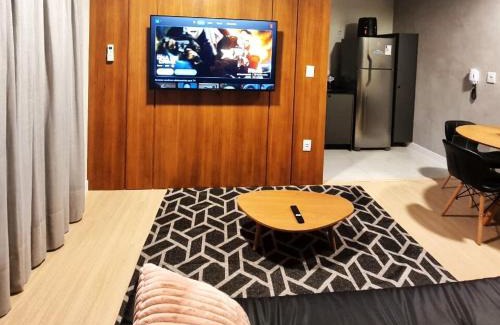Centro Apartamento | Studio 706 Premium no Centro de Chapecó com Piscina Academia e Vaga Garagem AP Completo