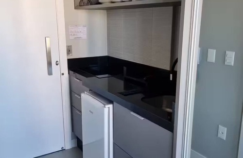 Centro Apartamento | Studio A - VIP with kitchen, sea view, 1 minute walk to the beach in Itapema