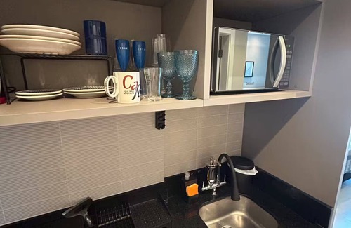 Centro Apartamento | Studio A - VIP with kitchen, sea view, 1 minute walk to the beach in Itapema