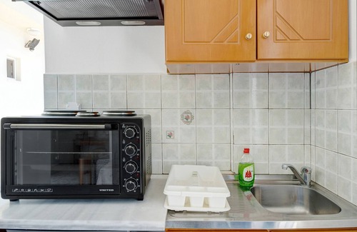 Kardamena Apartamento | Estudio 'Athina Seaside' con balcón, Wi-Fi y aire acondicionado