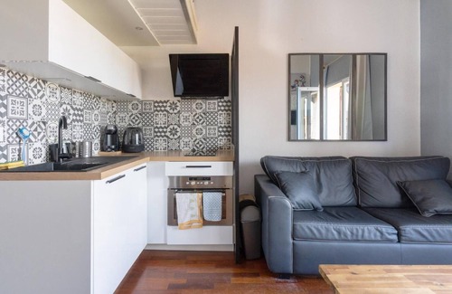 Biscarrosse Plage Apartamento | Studio Apartment 'Charmant Mezzanine' with Private Terrace and Balcony
