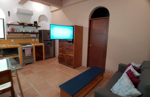 Bucerias Apartamento | Studio apartment in great location with a beautiful pool/garden area.