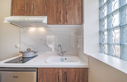 Perigiali Apartamento | Estudio 'K and A 3' con balcón, Wi-Fi y aire acondicionado