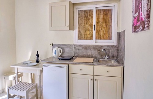 Sidari Apartamento | Apartamento estudio 'Vintage Resort 9' con vistas al mar, Wi-Fi y aire acondicionado.