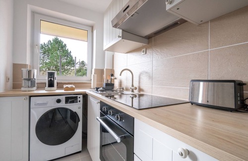 Nordstadt Apartamento | Studio apartment with kitchen and balcony